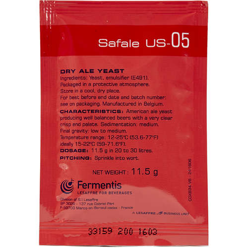Safale US-05 Dry Yeast