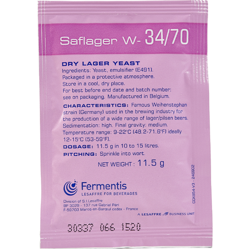 Saflager W-34/70 Dry Yeast